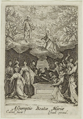 Assumptio Beatæ Mariæ (Assomption de la Sainte Vierge ; Assumption of the Blessed Virgin), Plate 12 from...