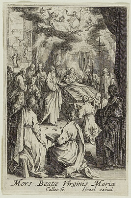 Mors Beatæ Virginis (La Mort de la Vierge Marie ; The Death of the Virgin Mary), Plate 10 from the...