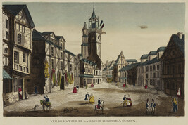 Vue de la Tour de la Grosse Horloge à Évreux (Great Clock Tower, Evreux)