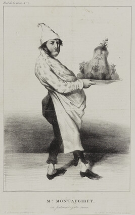 Mr. Montaugibet, en patissieur-gâte-sauce (Mr. Montaugibet, as a Bad Pastry Chef), plate 2 from the...