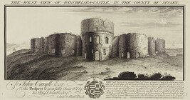 The West View of Winchelsea-Castle, in the county of Sussex