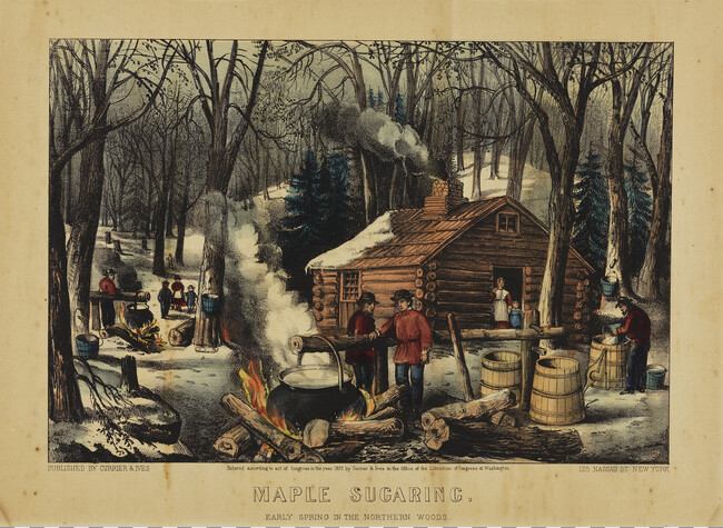 Maple Sugaring, Early Spring in the Northern Woods