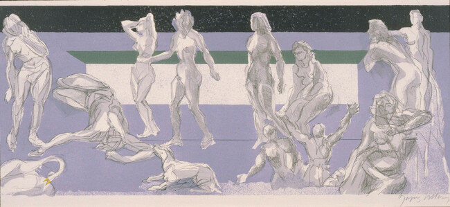 La mort de Daphnis (The Death of Daphne), from Les Bucoliques de Virgile (Virgil's Bucolics)