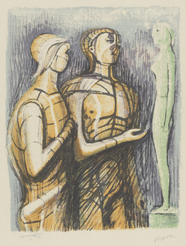 Prometheus and Minerva Before the Statuette of Pandora, from the book Prométhée (Prometheus) by Goethe,...