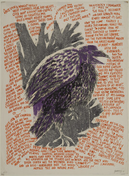 The Raven, Illustration for The Face of Edgar Allan Poe