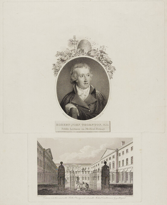 Robert John Thornton, M.D. and View of Guys Hospital