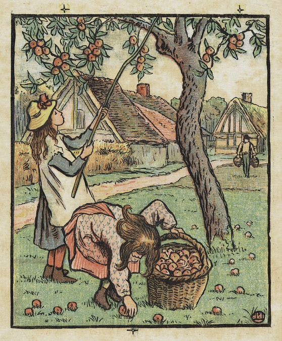 La Cueille des pommes (Apple Gathering), from the portfolio Twelve Wood-Cuts