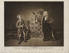Mr. Foote and Mr. Weston in the Characters of the President and Dr. Last