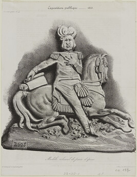 Modèle colossal de pain d'épices (Colossal Gingerbread Model), from Exposition publique - 1833 (Public...