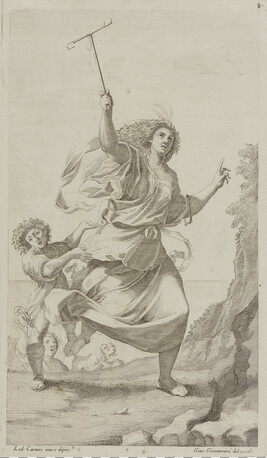 A Fool Running to the Monastery of St. Benedict in Order to Regain her Sanity