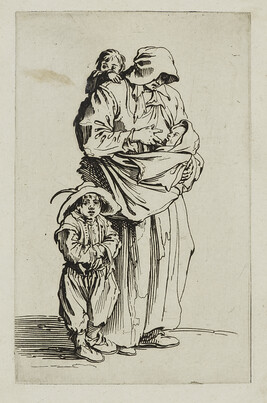 La Mère et ses trois enfants (A Mother and her Three Children), from the series Les Gueux  (Les Barons ;...