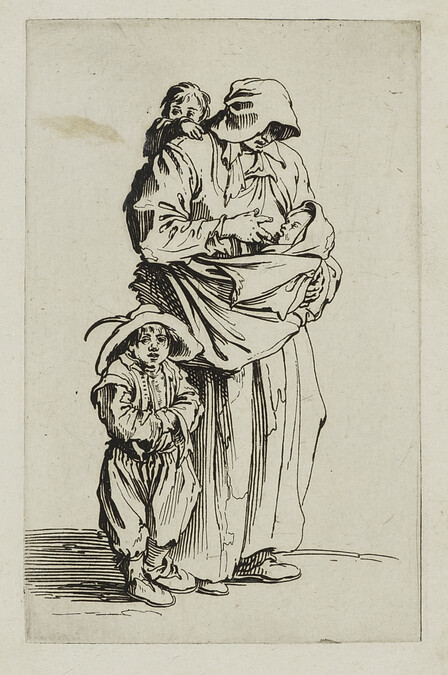La Mère et ses trois enfants (A Mother and her Three Children), from the series Les Gueux  (Les Barons ; The Beggars ; The Barons)