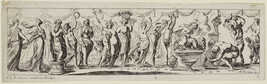 Bacchanal, Plate 3 from a series of twelve Bacchanales