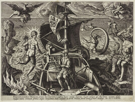 Ferdinand Magellan on His Ship