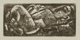 Crouching Figure, from the book Woodcuts and Linoleum Blocks