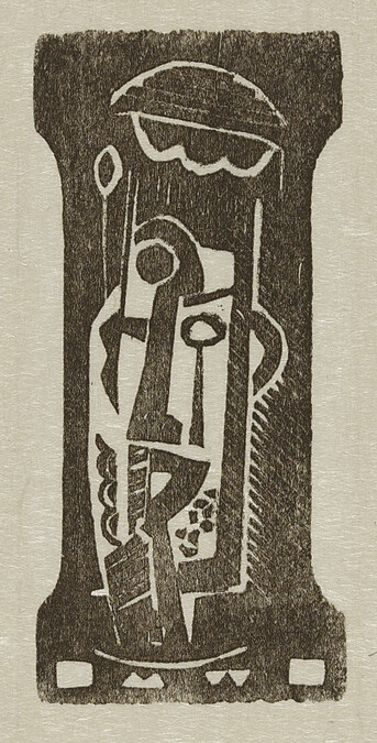 Figure, from the book Woodcuts and Linoleum Blocks