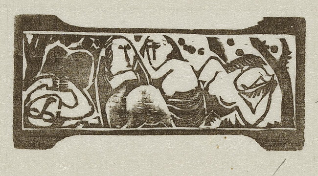 Frieze, from the book Woodcuts and Linoleum Blocks