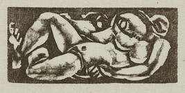 Reclining Nude, from the book Woodcuts