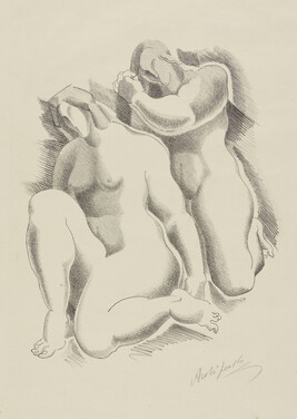 Female Nudes, from the portfolio Dritte Jahresgabe des Kreises graphischer Künstler und Sammler