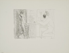 Sculptor and His Model before a Window (Sculpteur et son modele devant une fenetre), from The Vollard...
