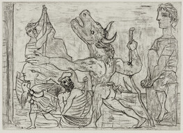 Blind Minotaur Led by a Young Girl, III (Minotaure aveugle guide par une fillette, III), from The...