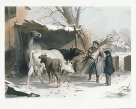 Winter, from Darley's American Farm Scenes
