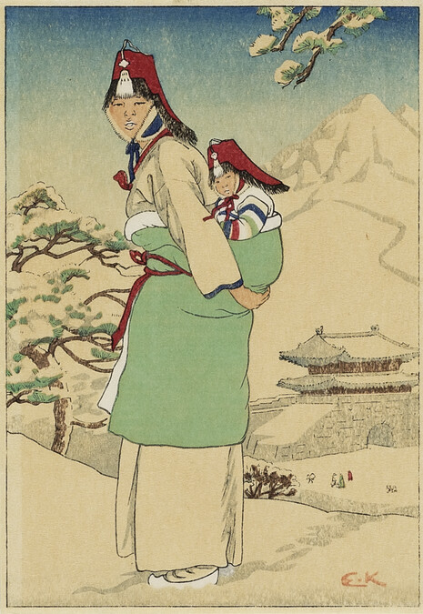 Untitled (Korean mother and child)