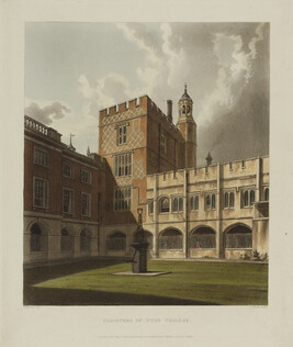 Cloisters of Eton College, from The History of Eton College