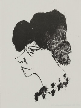 Frauenkopf im Profil (Head of a Woman in Profile)