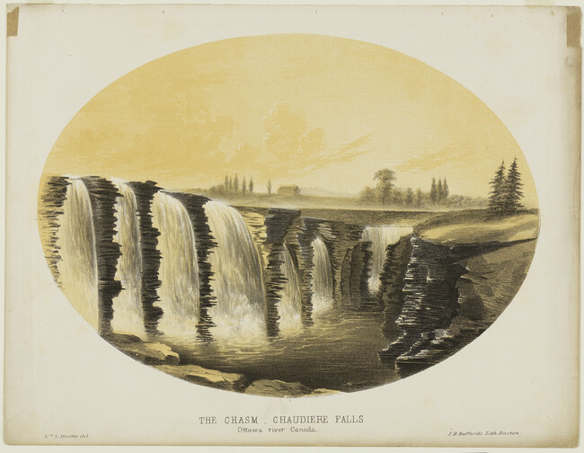The Chasm, Chaudière Falls, from Hunter's Ottawa Scenery