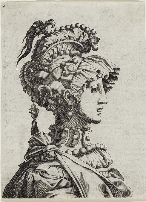 Head of a Woman, Facing Right