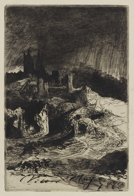 L'Éclair (Lightening), from Sonnets et eaux-fortes (Sonnets and Etchings) (The Thunderstorm)
