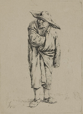 Standing Peasant in a Cloak