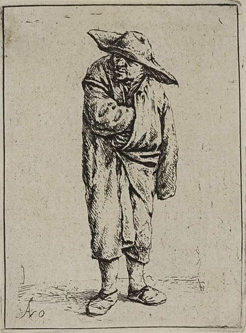 Standing Peasant in a Cloak