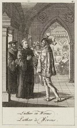 Luther in Worms ; Luther à Worms (Luther in Worms), Plate 11 from the series 12 Blätter zu der ältern,...