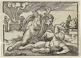 Cain Kills His Brother Abel, from the book Biblicae Historiae