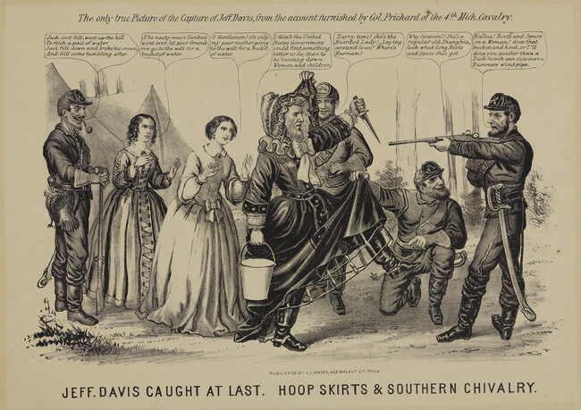 Jefferson Davis Caught at Last