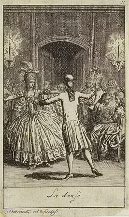 La Danse (The Dance), Plate 11 from the series Occupations des Dames (The Twelve Occupations of Women)
