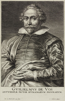 Icones Principum Virorum: Guilielmus de Vos (Portrait of Willem de Vos from Van Dyck's 
