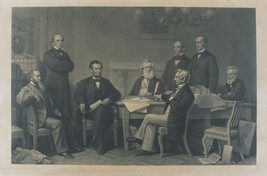 The First Reading of the Emancipation Proclamation Before the Cabinet