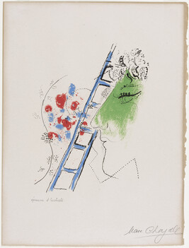 L'Échelle Bleue (The Blue Ladder), for Jacques Lassaigne's Chagall