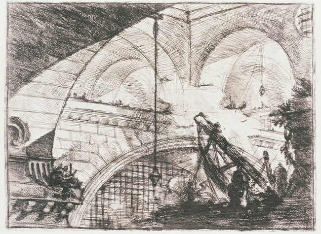 The Arch with a Shell Ornament, from the series Imaginary Prisons (Carceri d'Invenzione)