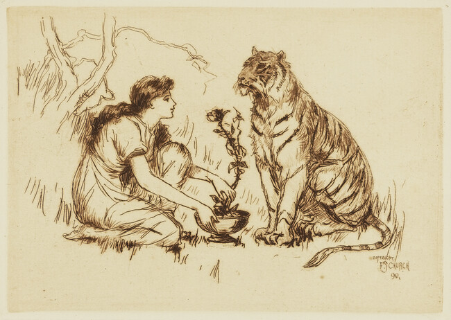 Lady and a Tiger