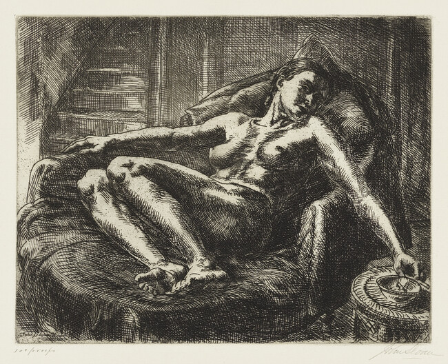 Nude with Cigarette