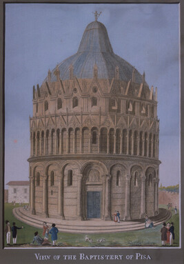 View of Baptistery of Pisa