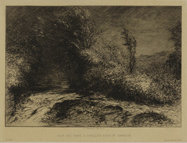 Rain and Wind, A Swollen Burn at Shandon