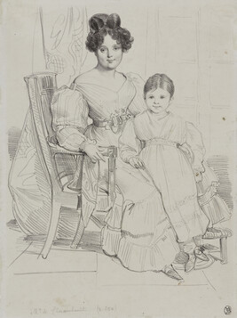 Mme. de Clérembault et sa fille (Mme. de Clérambault and Daughter)