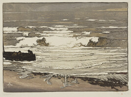Les Lames Deferlent, Marée de Septembre 1901 (The Unfurling Waves, Flood of September 1901)
