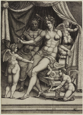 Venus and Vulcan Seated on a Bed
