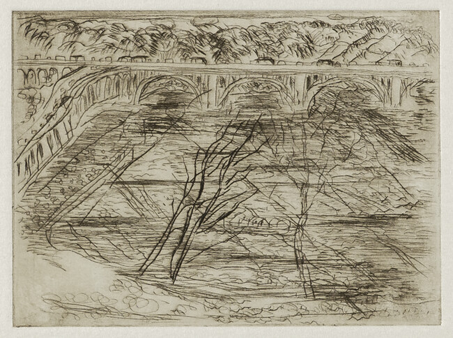 Untitled (Landscape with Bridge I)